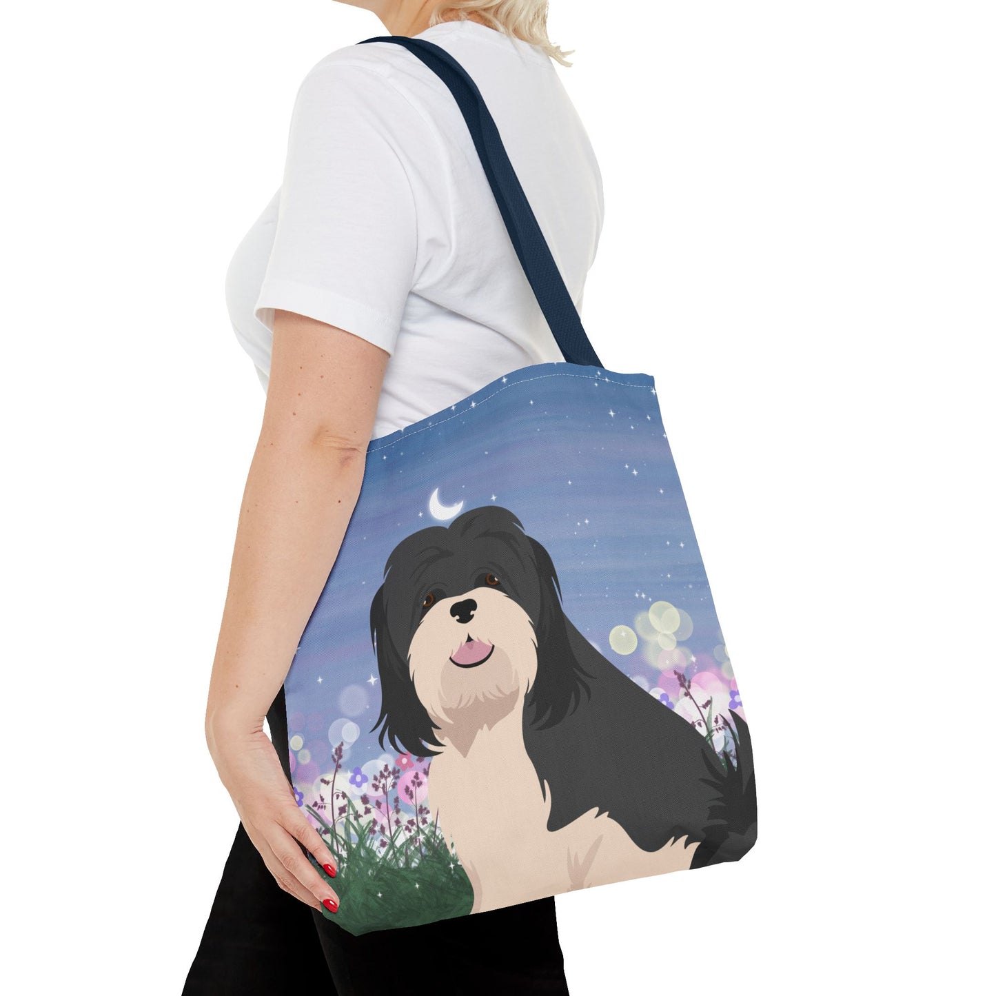 Lhasa Apso Dog Tote Bag 16x16