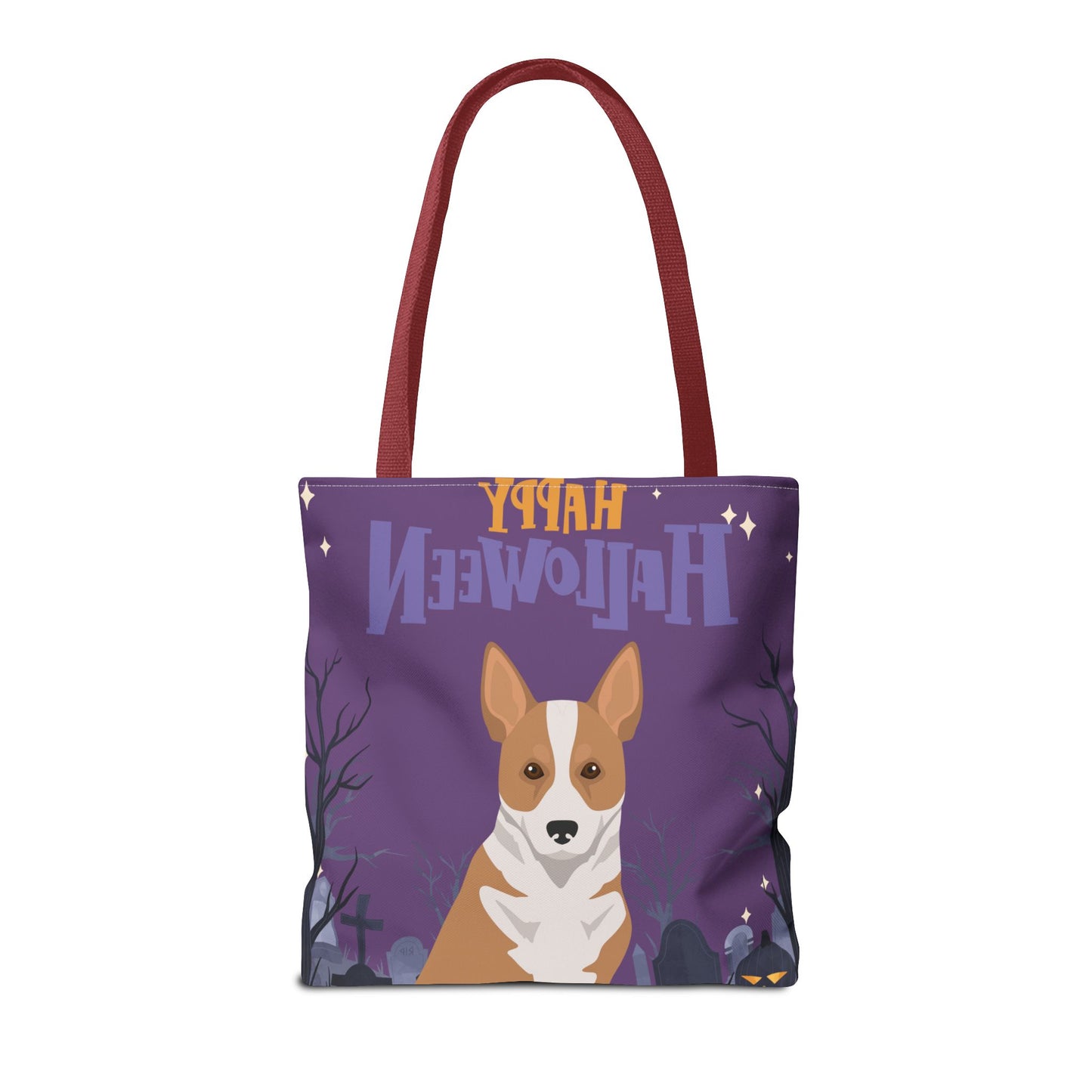 Canaan Dog Dog Happy Halloween Tote Bag 16x16