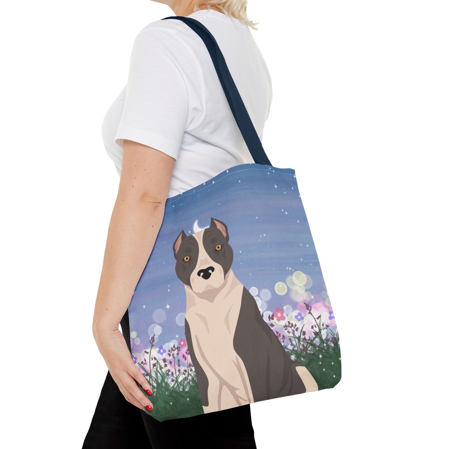 American Staffordshire Terrier Dog Tote Bag 16x16