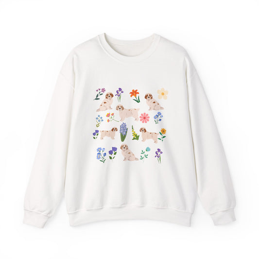 Clumber Spaniel Dog Unisex Spring Cottage Core Crewneck Sweatshirt