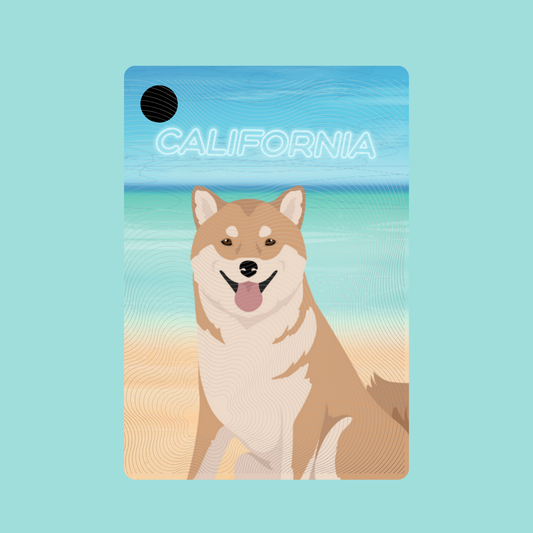 Shiba Inu Dog Keychain