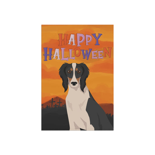 Saluki Dog Halloween Garden Flag