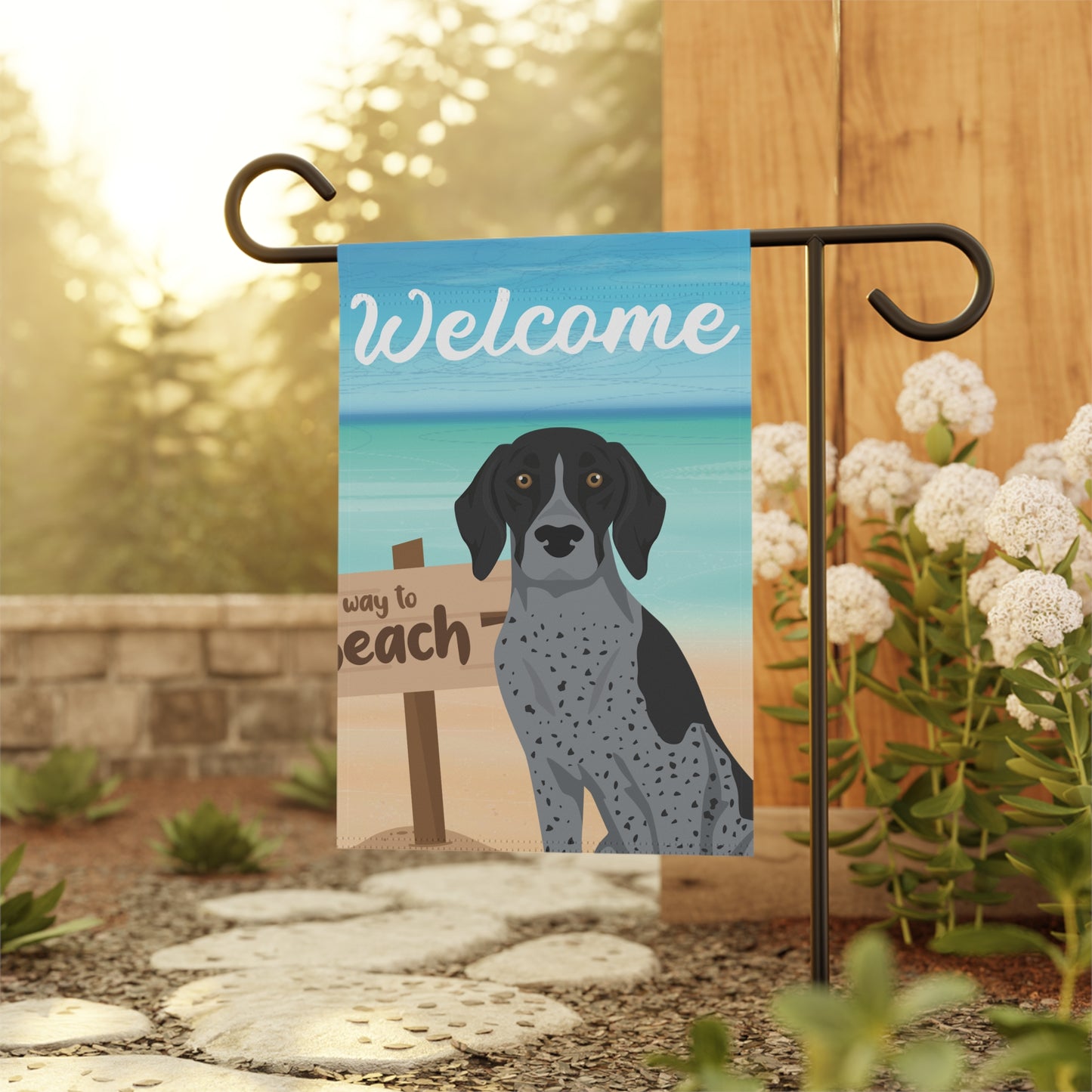 German Shorthaired Pointer Dog Garden Flag