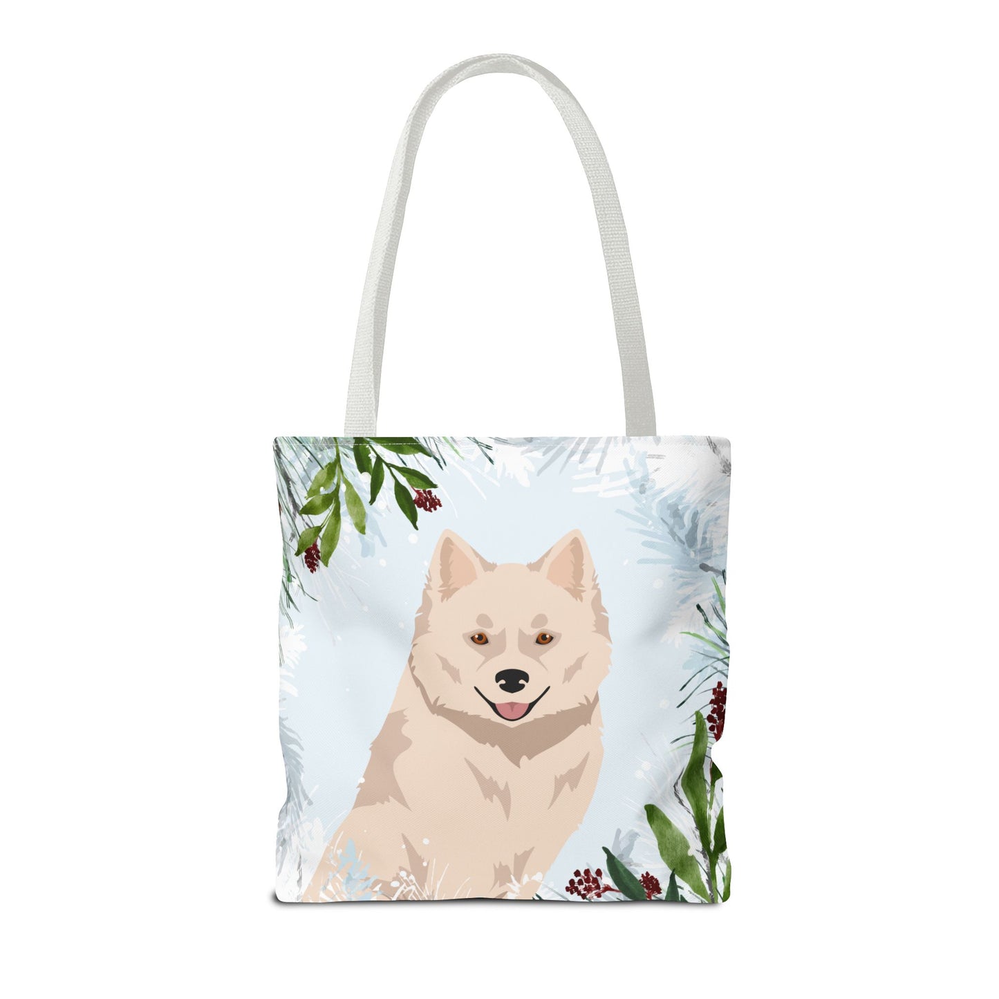 Nenets Herding Laika Dog Christmas Holiday Tote Bag 16x16