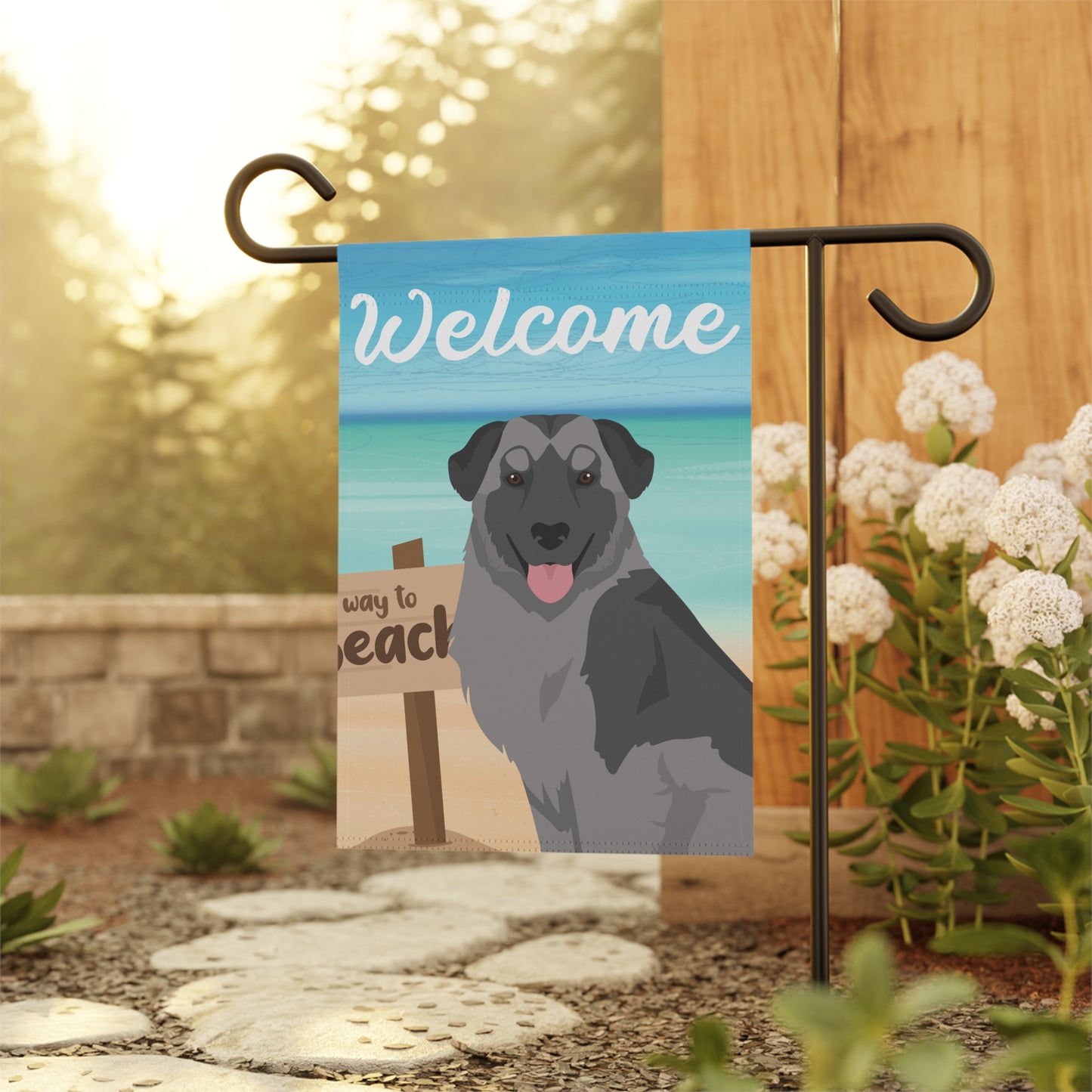 Carpathian Shepherd Dog Garden Flag