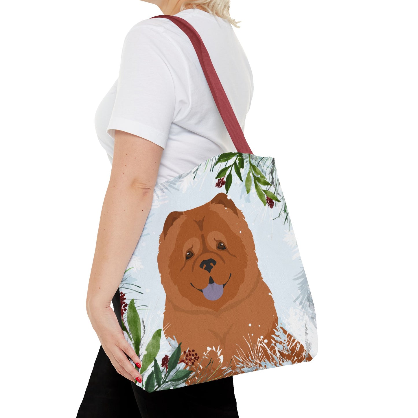 Chow Chow Dog Christmas Holiday Tote Bag 16x16