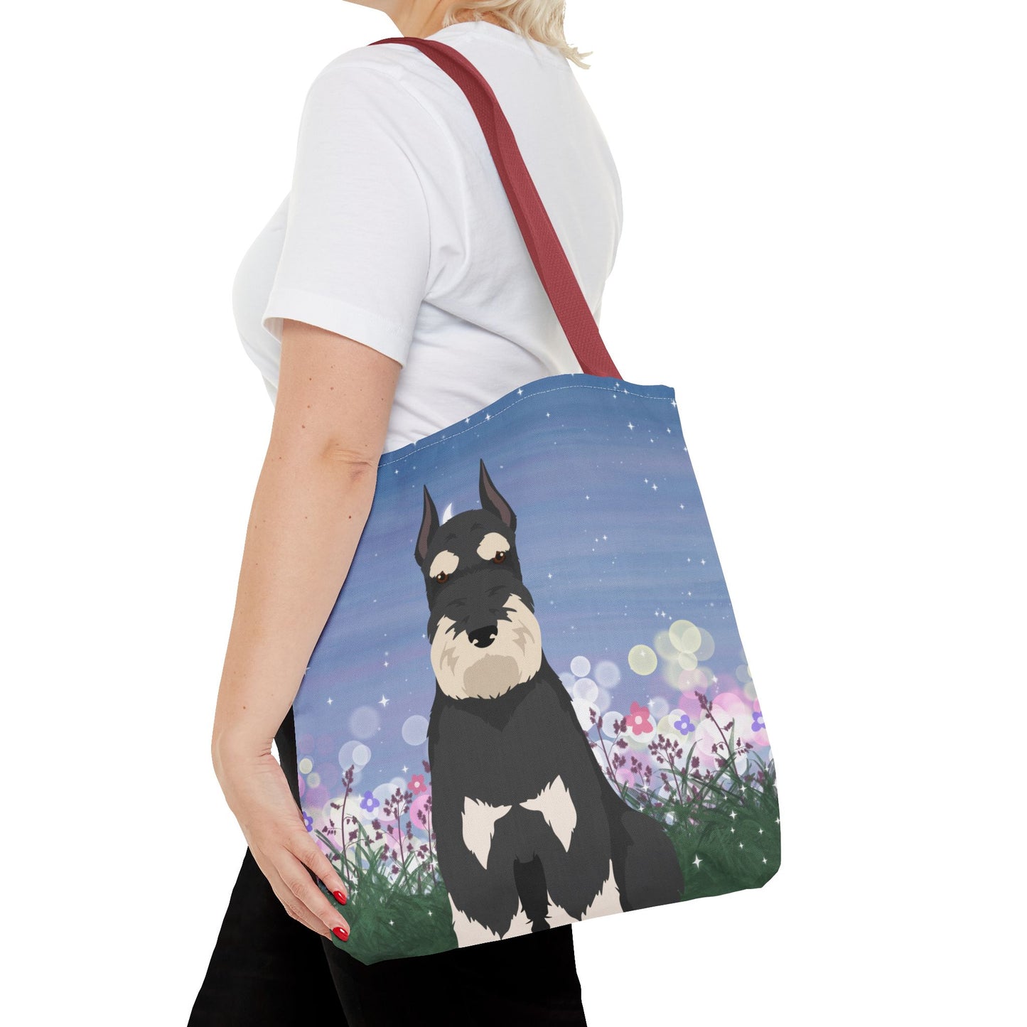 Schnauzer Dog Tote Bag 16x16