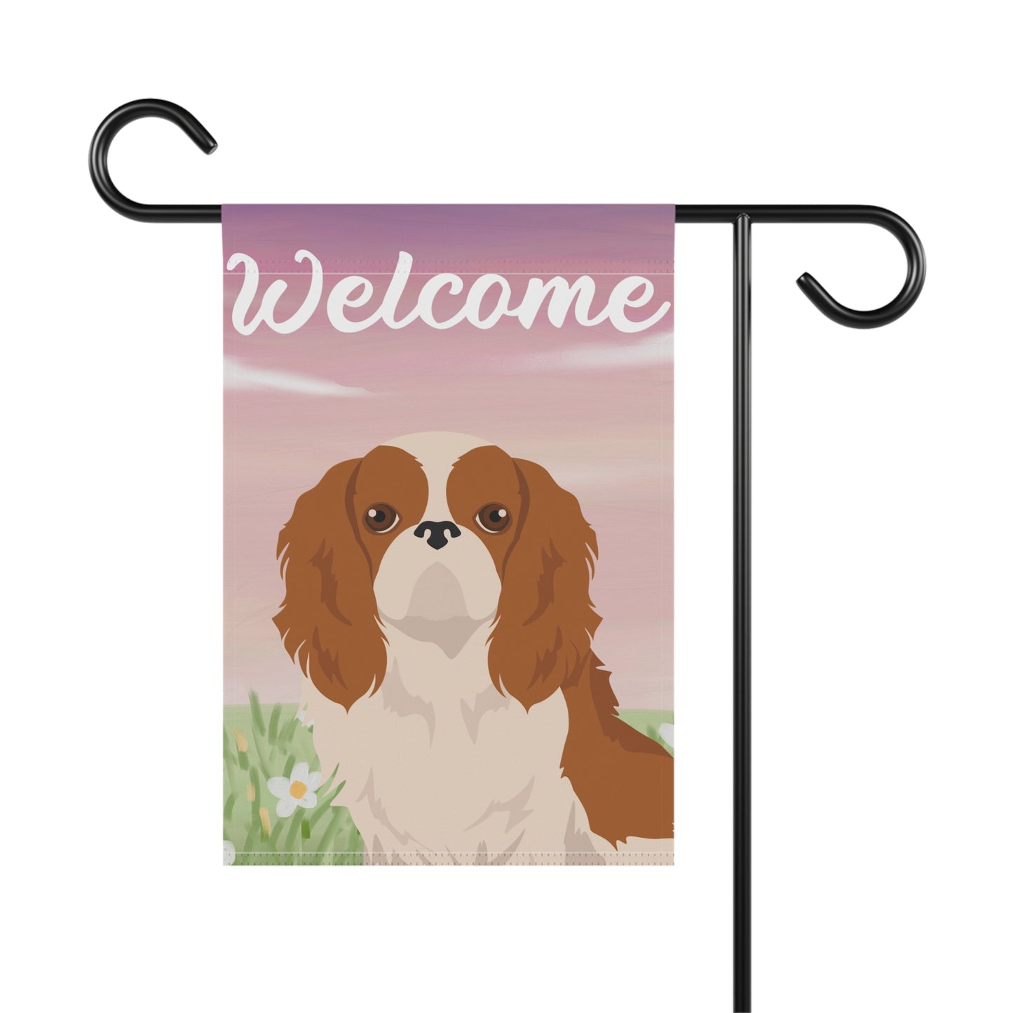 English Toy Dog Welcome Garden Flag