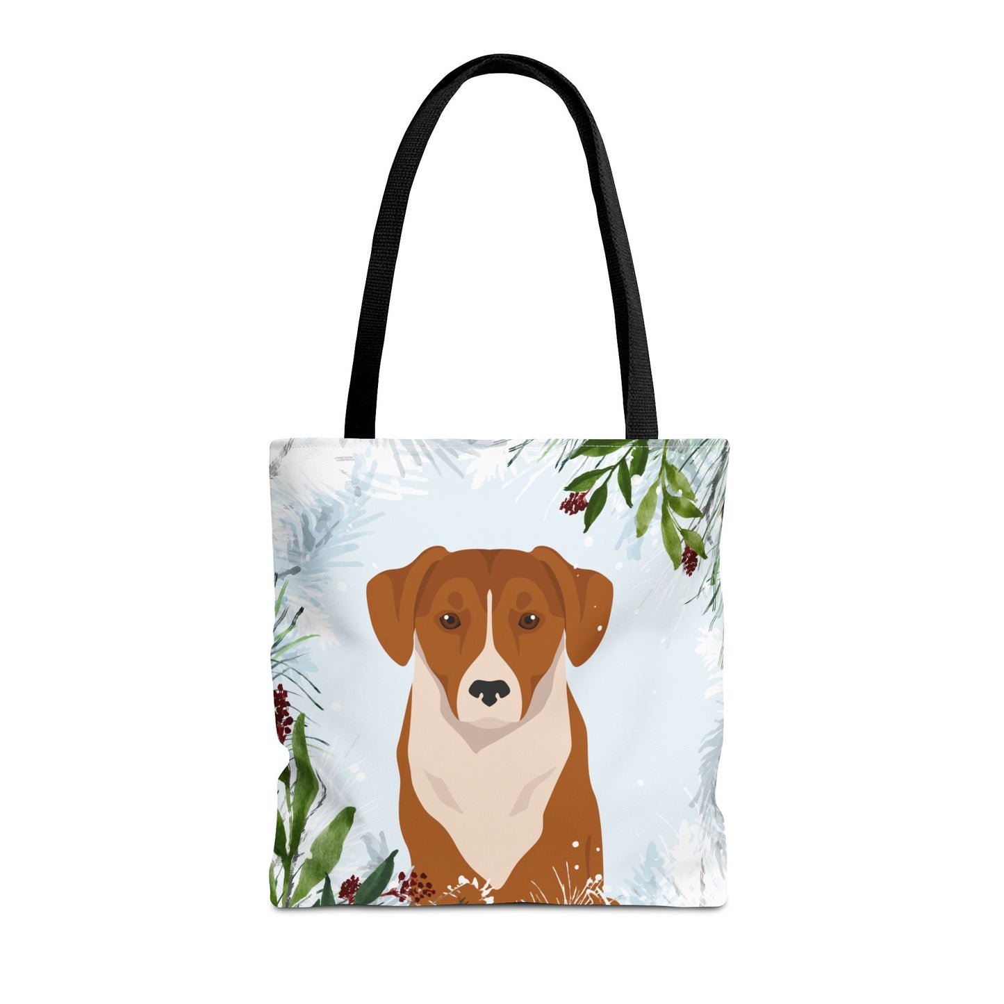 Austrian Pinscher Dog Christmas Holiday Tote Bag 16x16