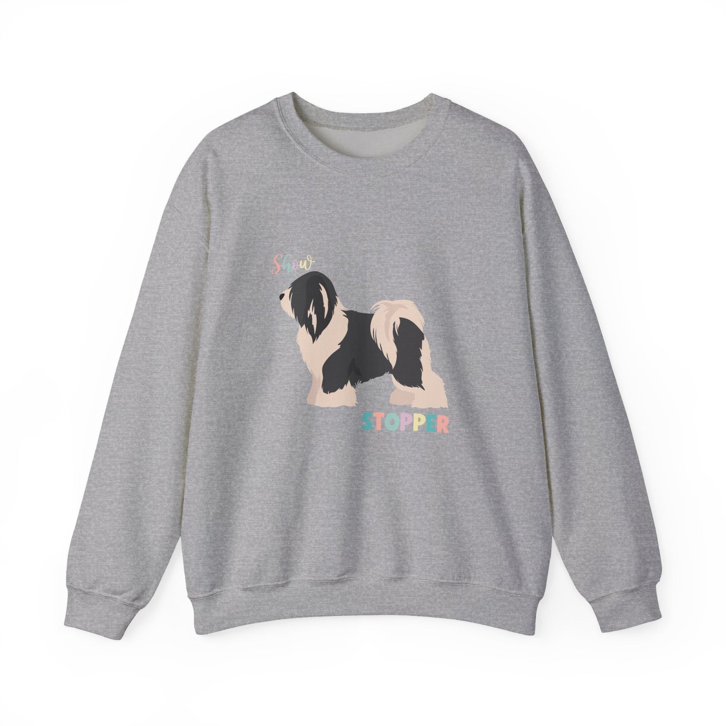Tibetan Terrier Dog Unisex Heavy Blend Crewneck Sweatshirt