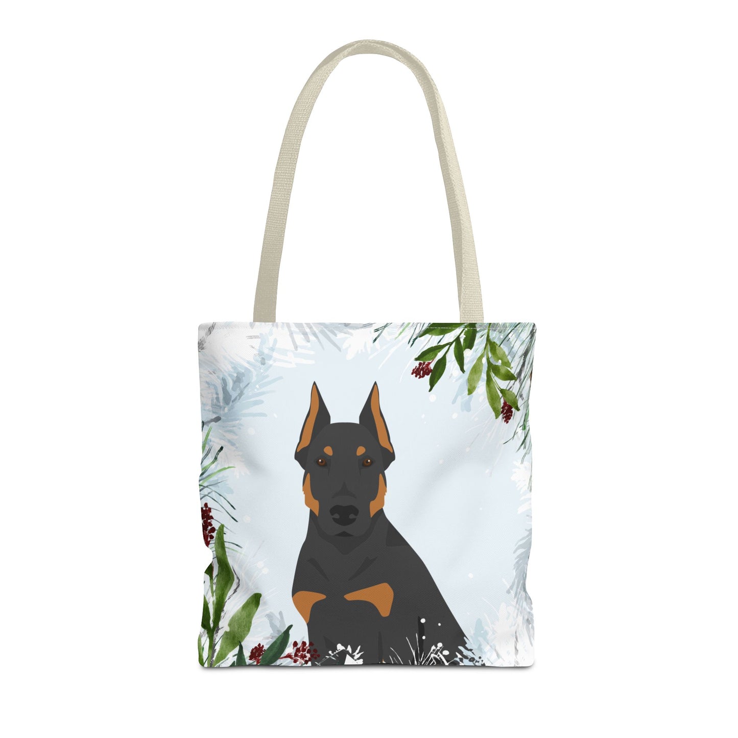 Beauceron Dog Christmas Holiday Tote Bag 16x16