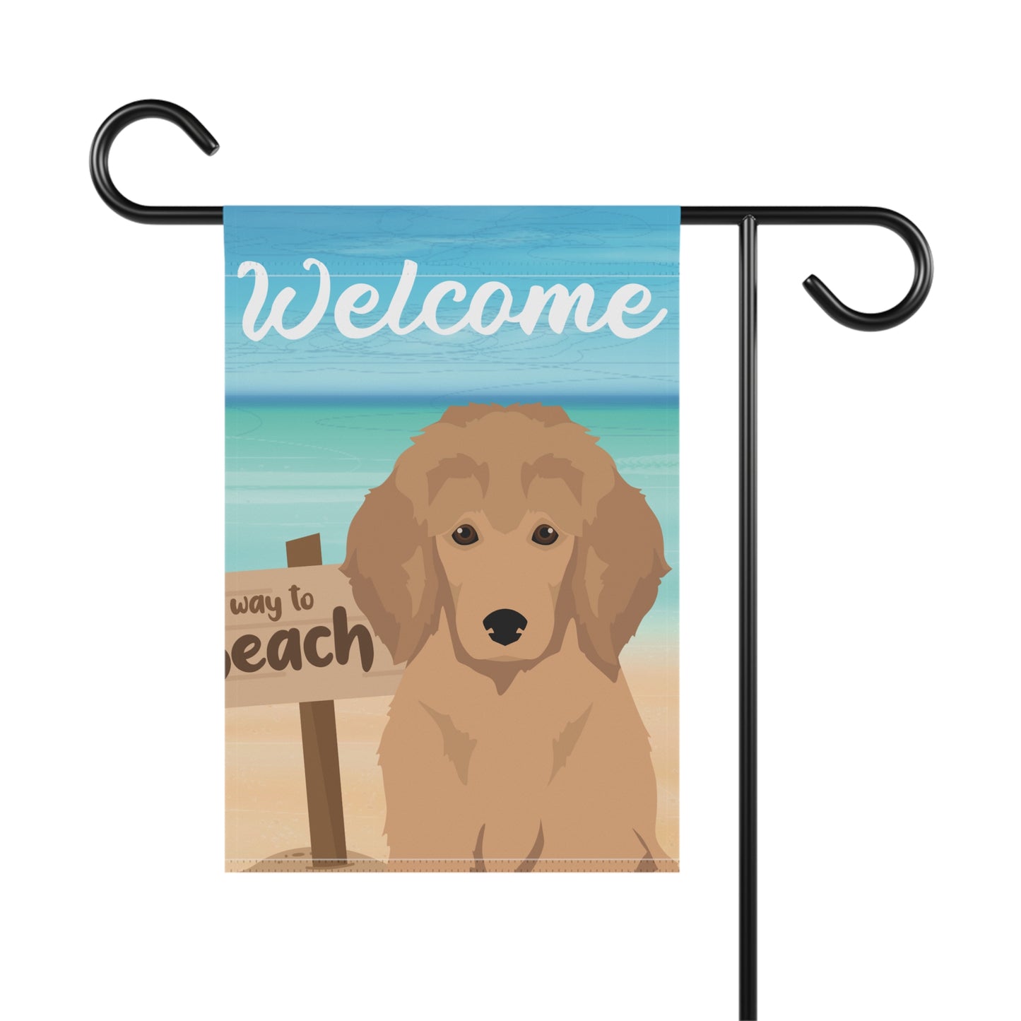 Poodle Dog Garden Flag
