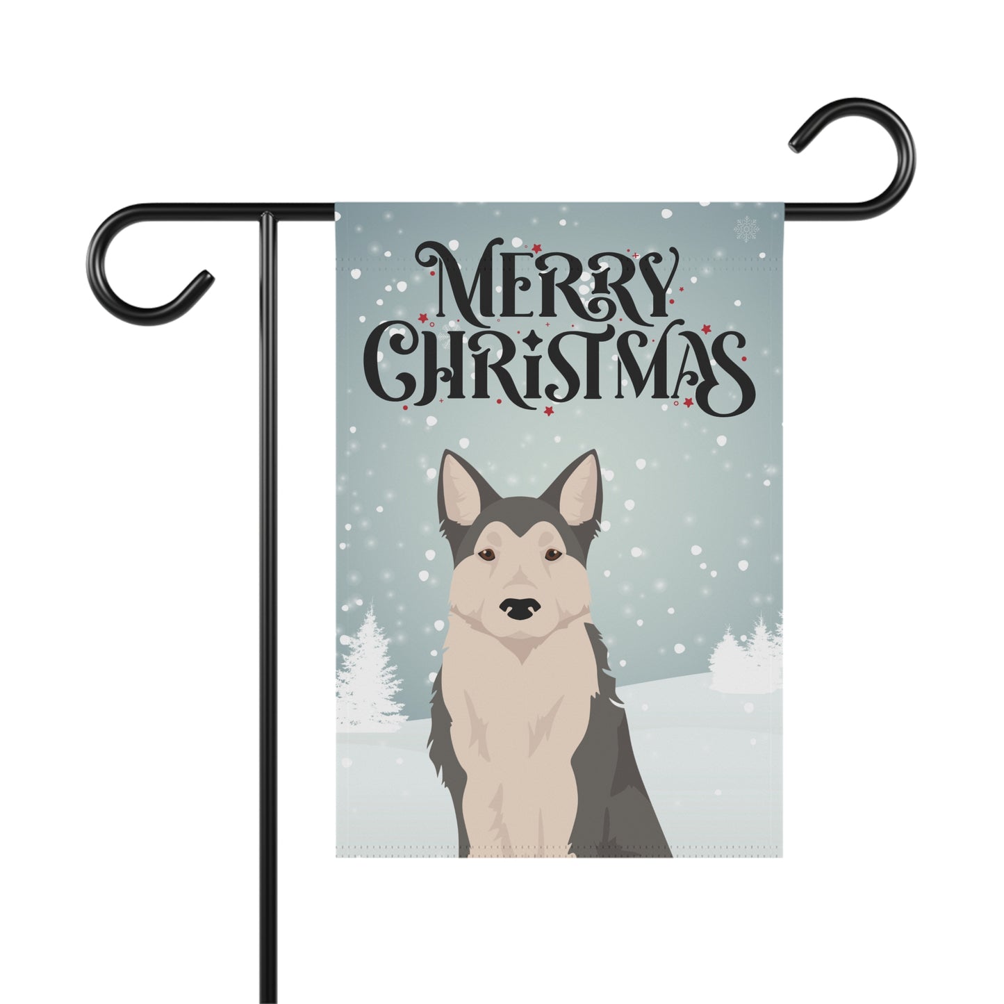 West Siberian Laika Dog Garden Flag