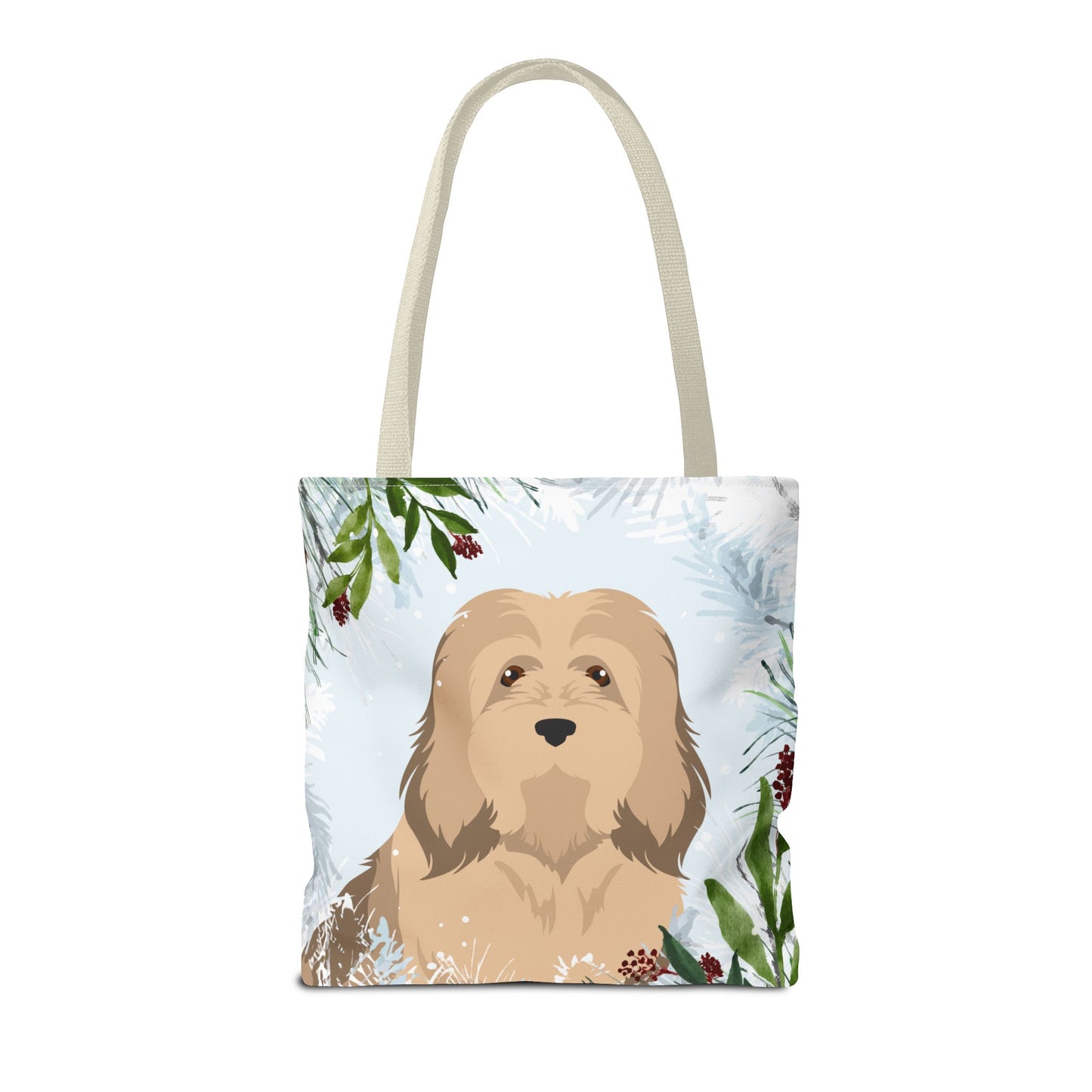 Havanese Dog Christmas Holiday Tote Bag 16x16