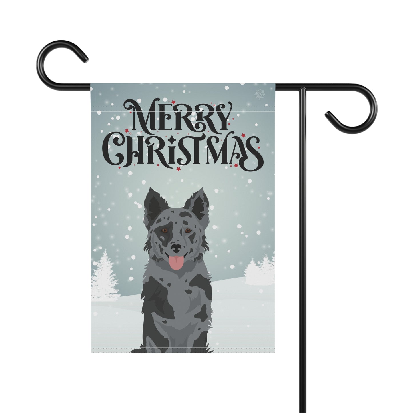 Mudi Dog Garden Flag