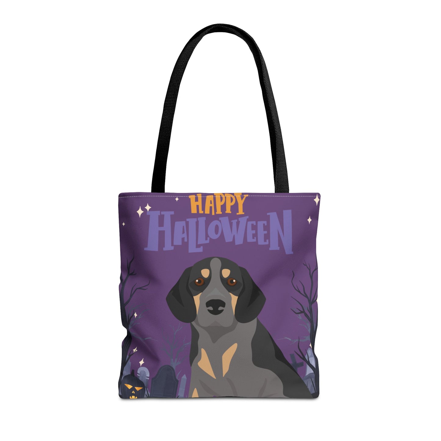 Beagle Dog Happy Halloween Tote Bag 16x16