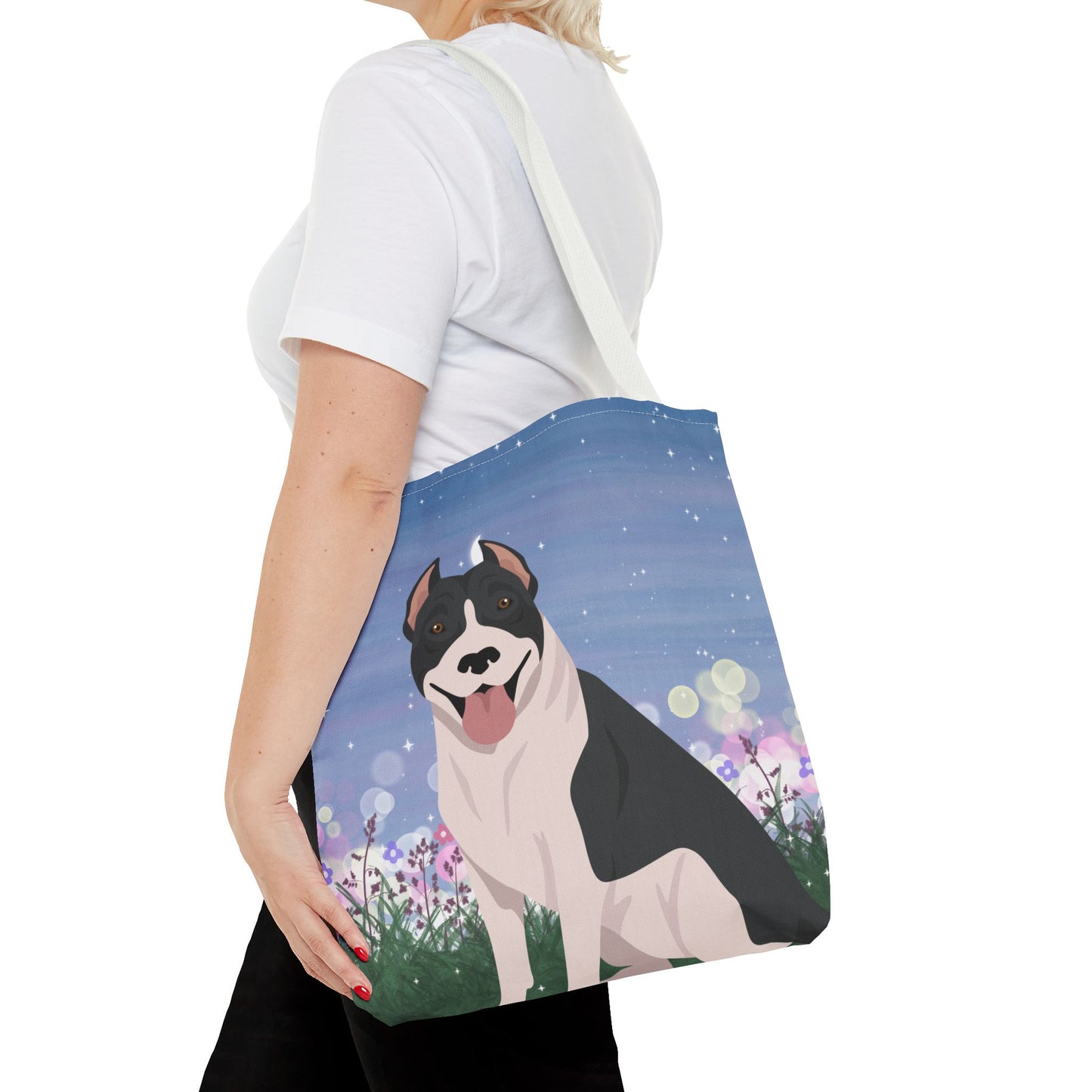 Pit Bull Dog Tote Bag 16x16