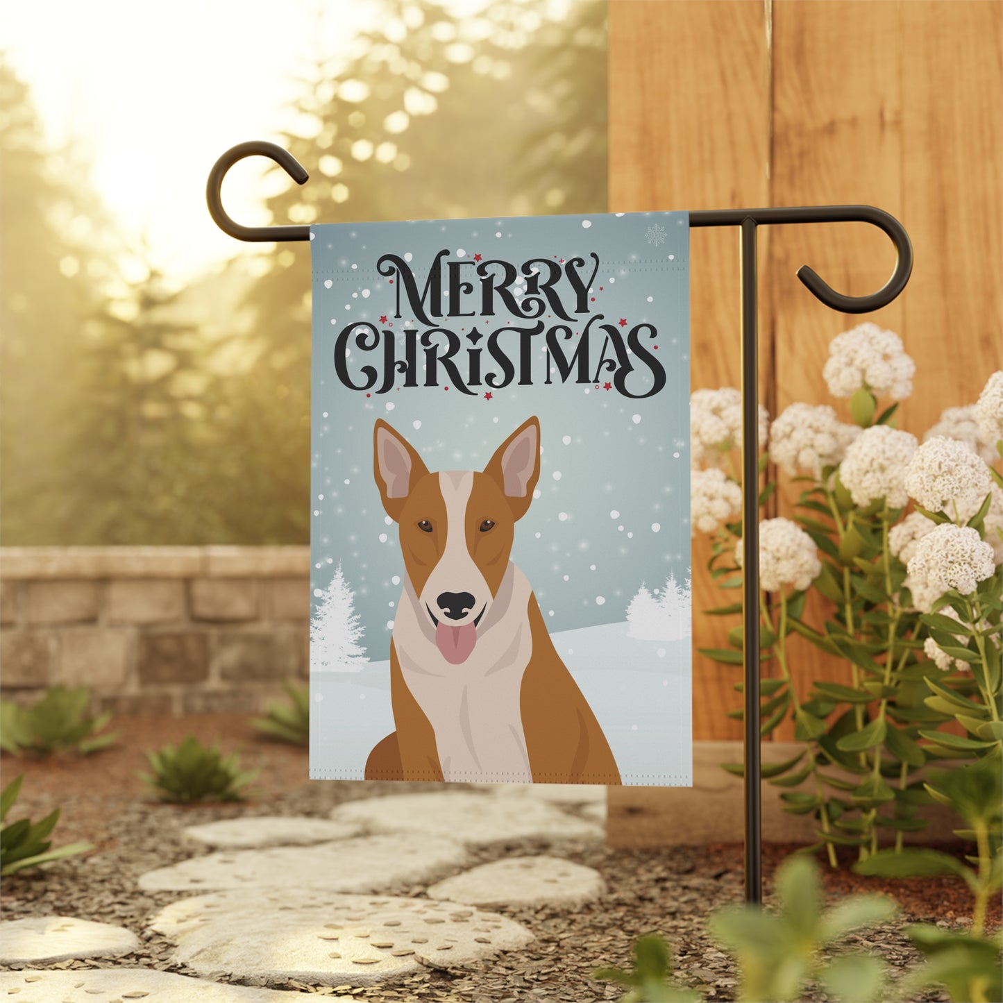 Bull Terrier Dog Garden Flag