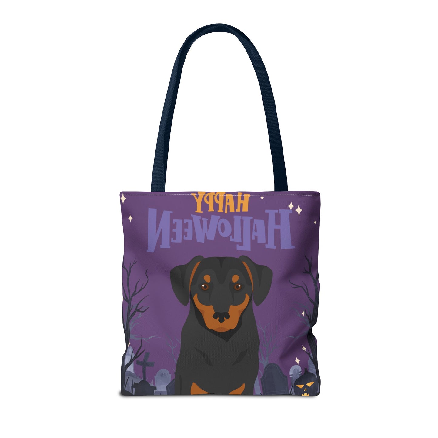 Austrian Pinscher Dog Happy Halloween Tote Bag 16x16