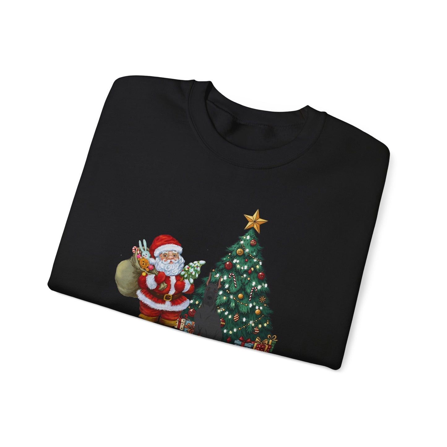 Great Dane Dog Santa's Little Helper Unisex Heavy Blend Crewneck Sweatshirt