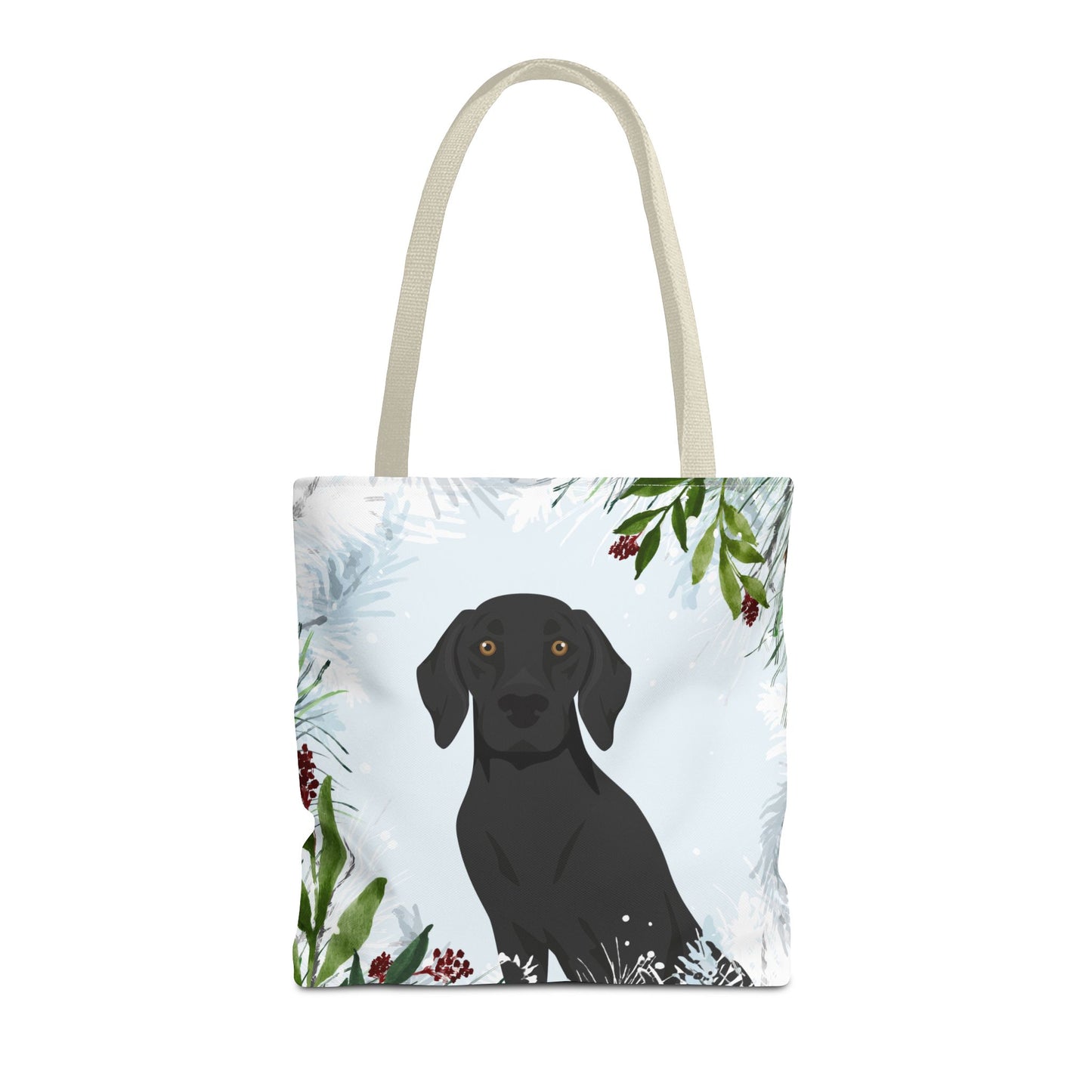 German Shorthaired Pointer Dog Christmas Holiday Tote Bag 16x16
