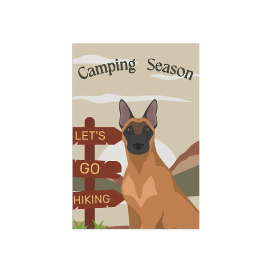Belgian Malinois Dog Camping Garden Flag