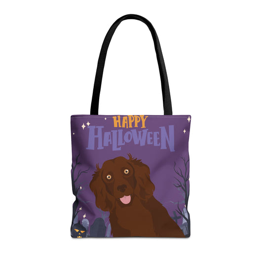 Boykin Spaniel Dog Happy Halloween Tote Bag 16x16