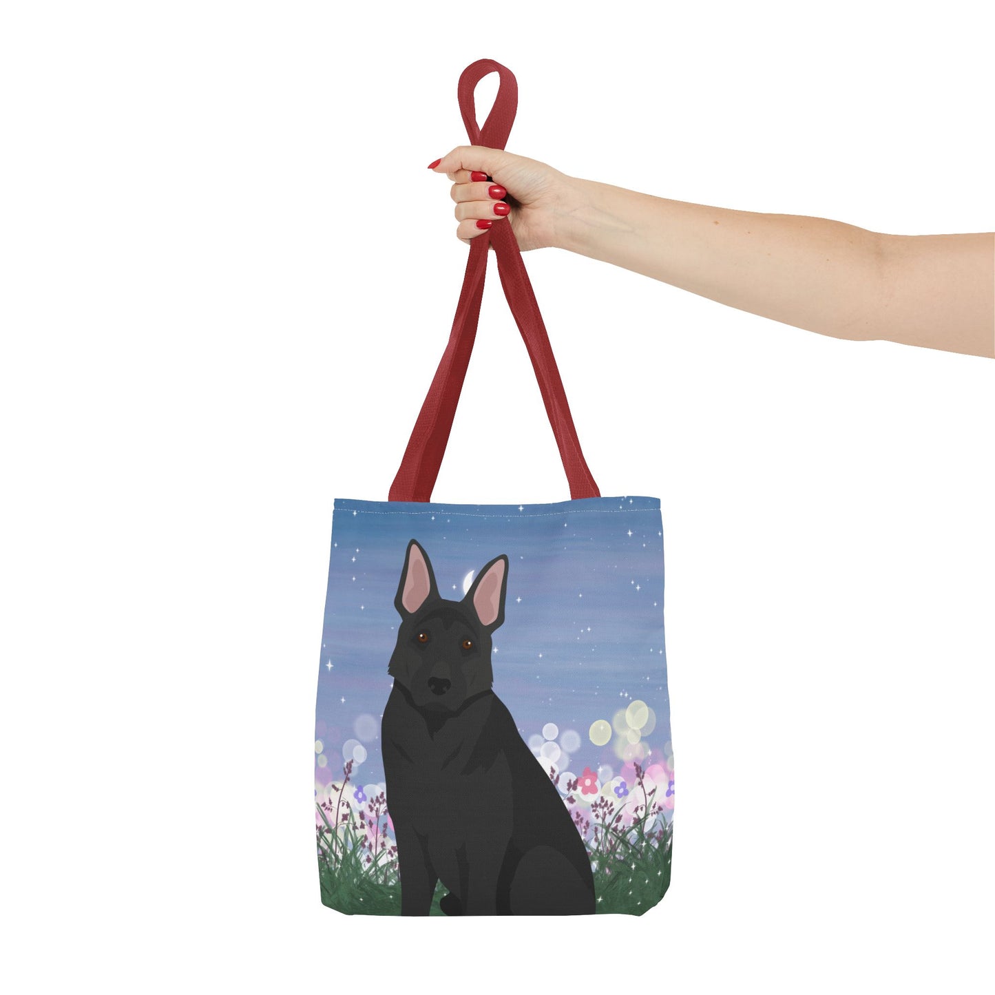 German Shepherd Dog Tote Bag 13x13