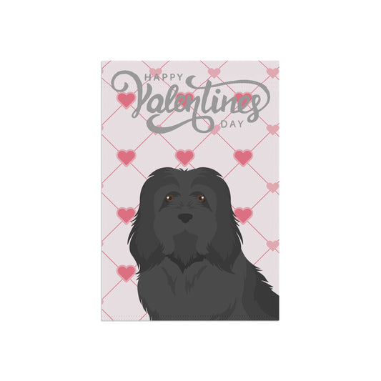 Havanese Dog Valentines Day Garden Flag