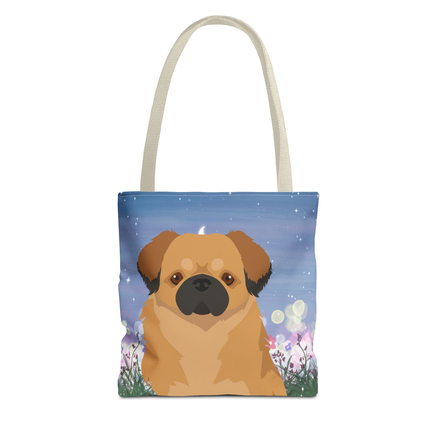 Tibetan Spaniel Dog Tote Bag 13x13