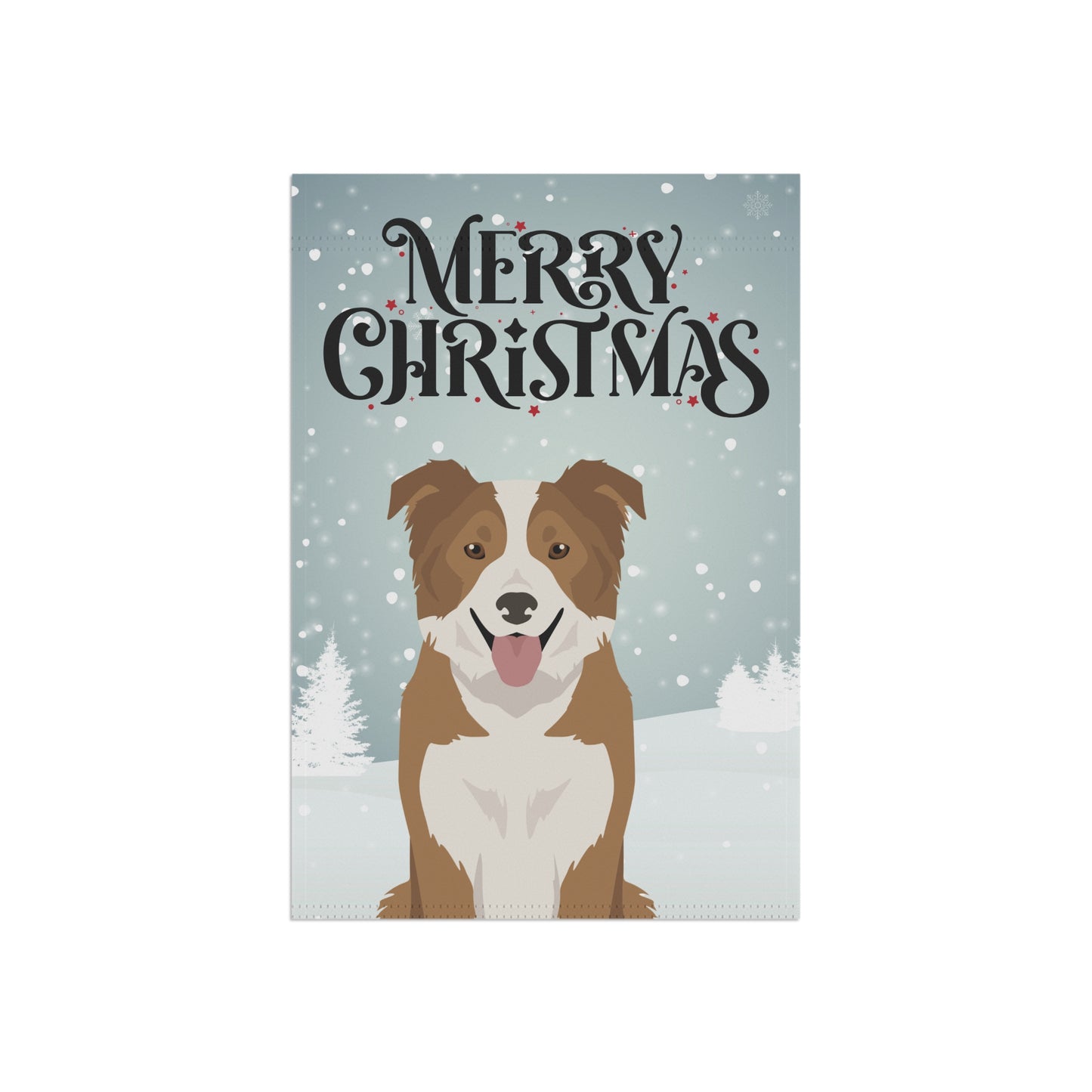 Border Collie Dog Garden Flag