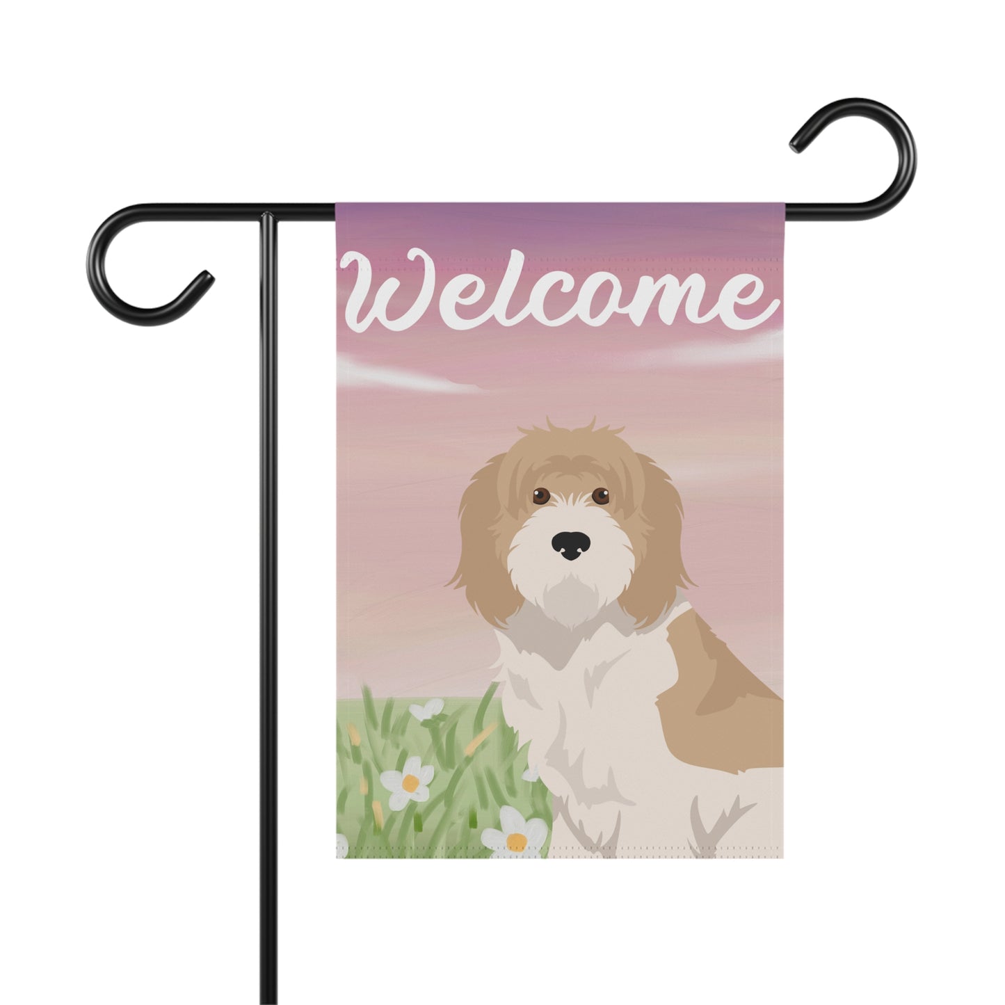 Grand Basset Griffon Vendeen Dog Welcome Garden Flag