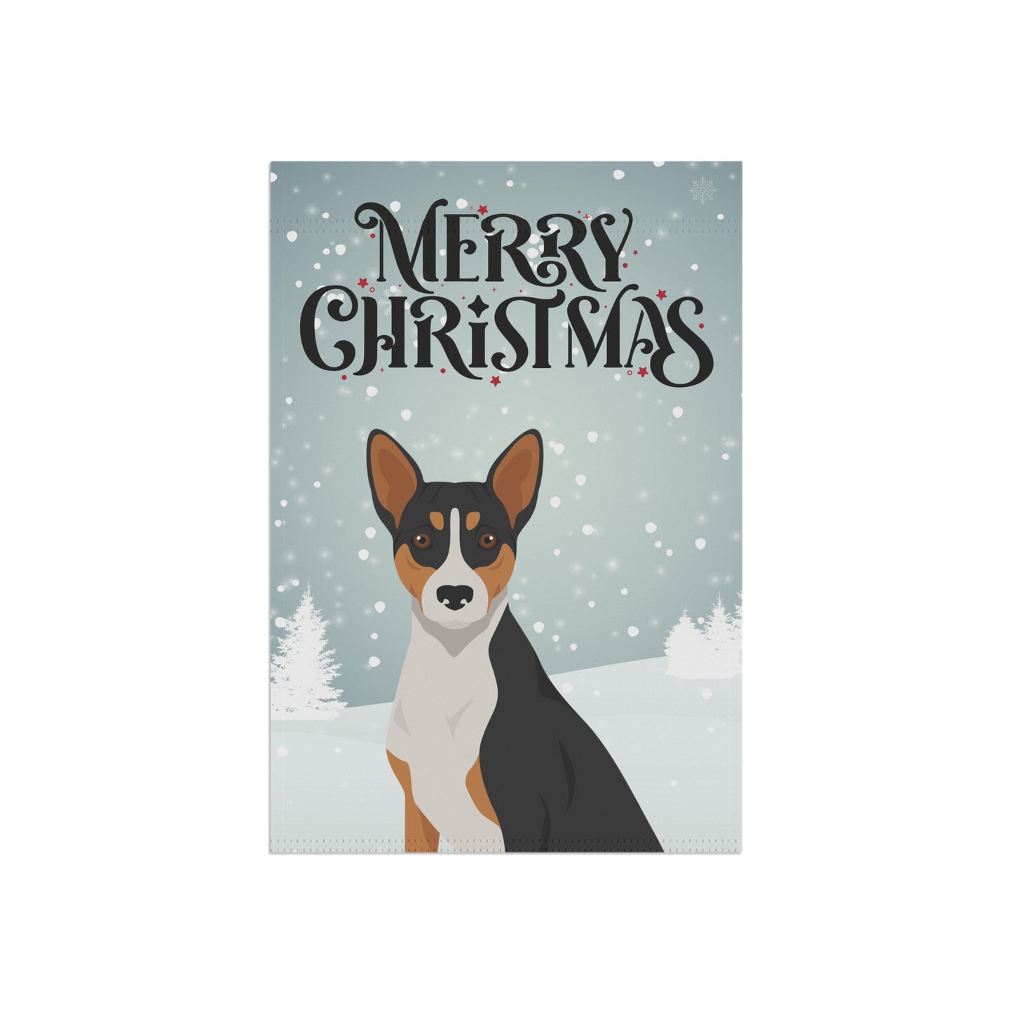 Basenji Dog Garden Flag
