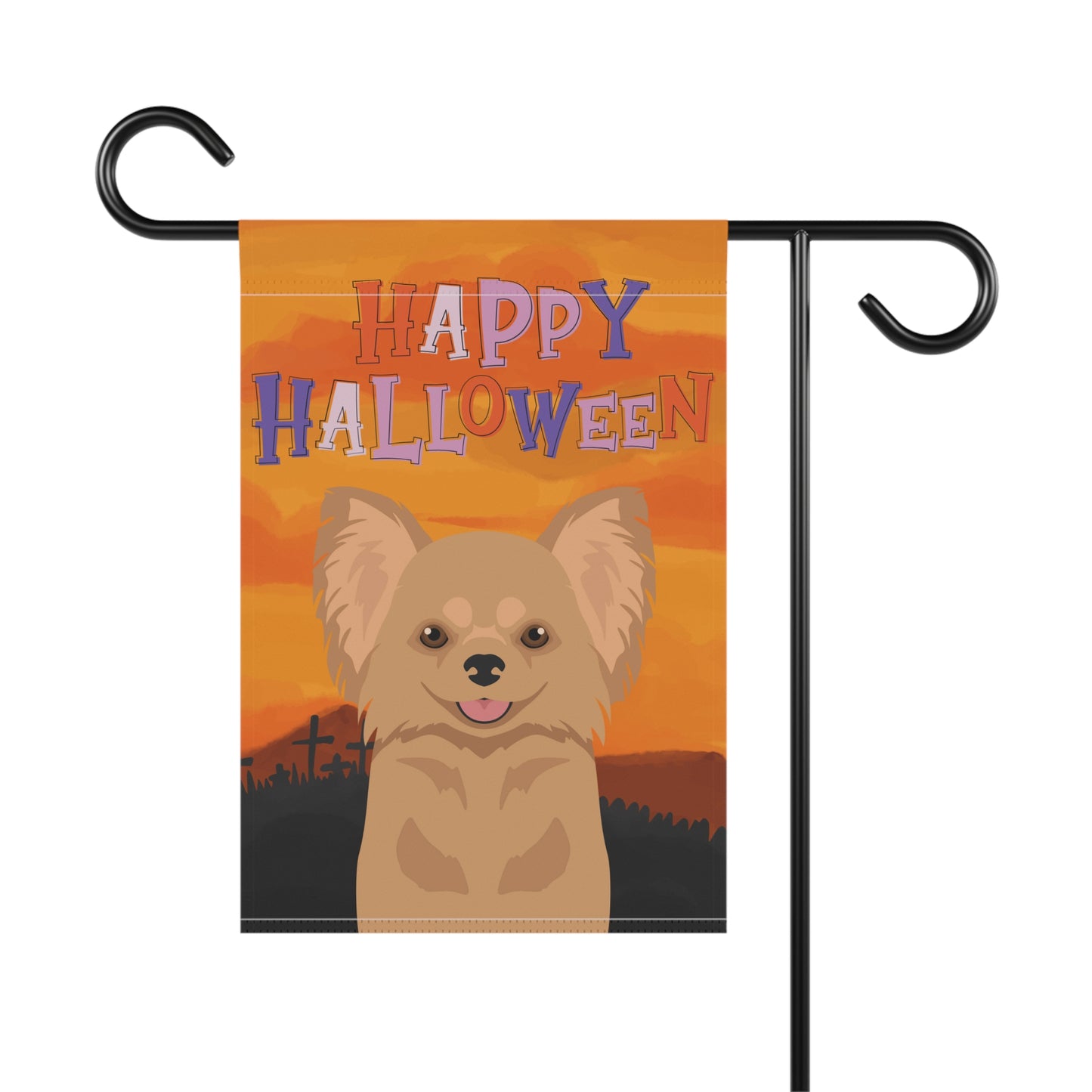 Chihuahua Dog Halloween Garden Flag
