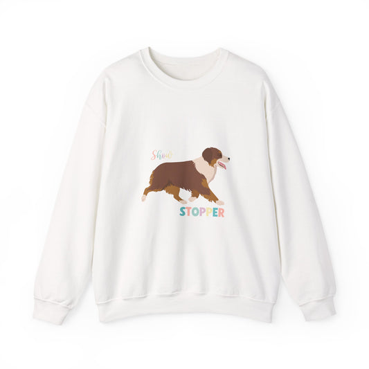 Miniature American Shepherd Dog Dog Unisex Heavy Blend Crewneck Sweatshirt