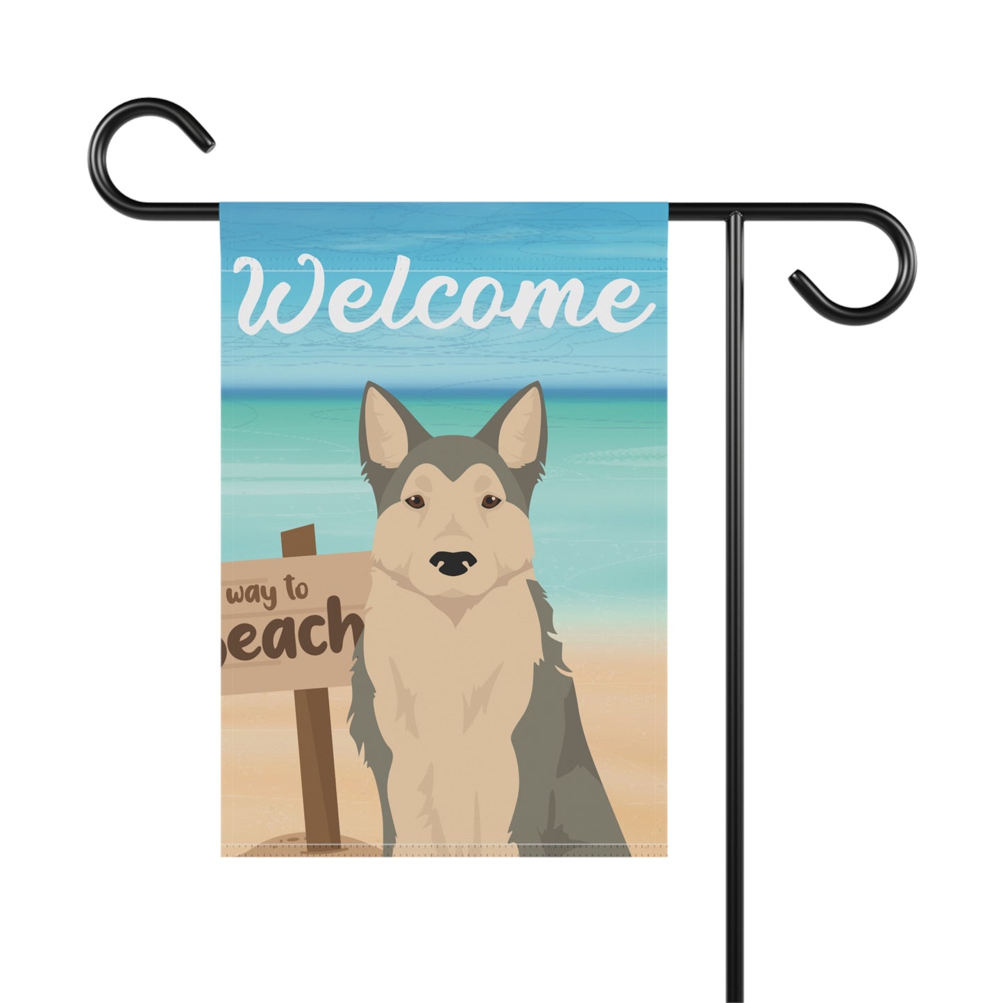 West Siberian Laika Dog Garden Flag