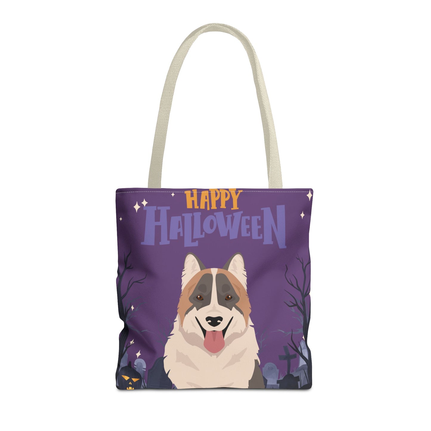 Thai Bangkaew Dog Dog Happy Halloween Tote Bag 16x16