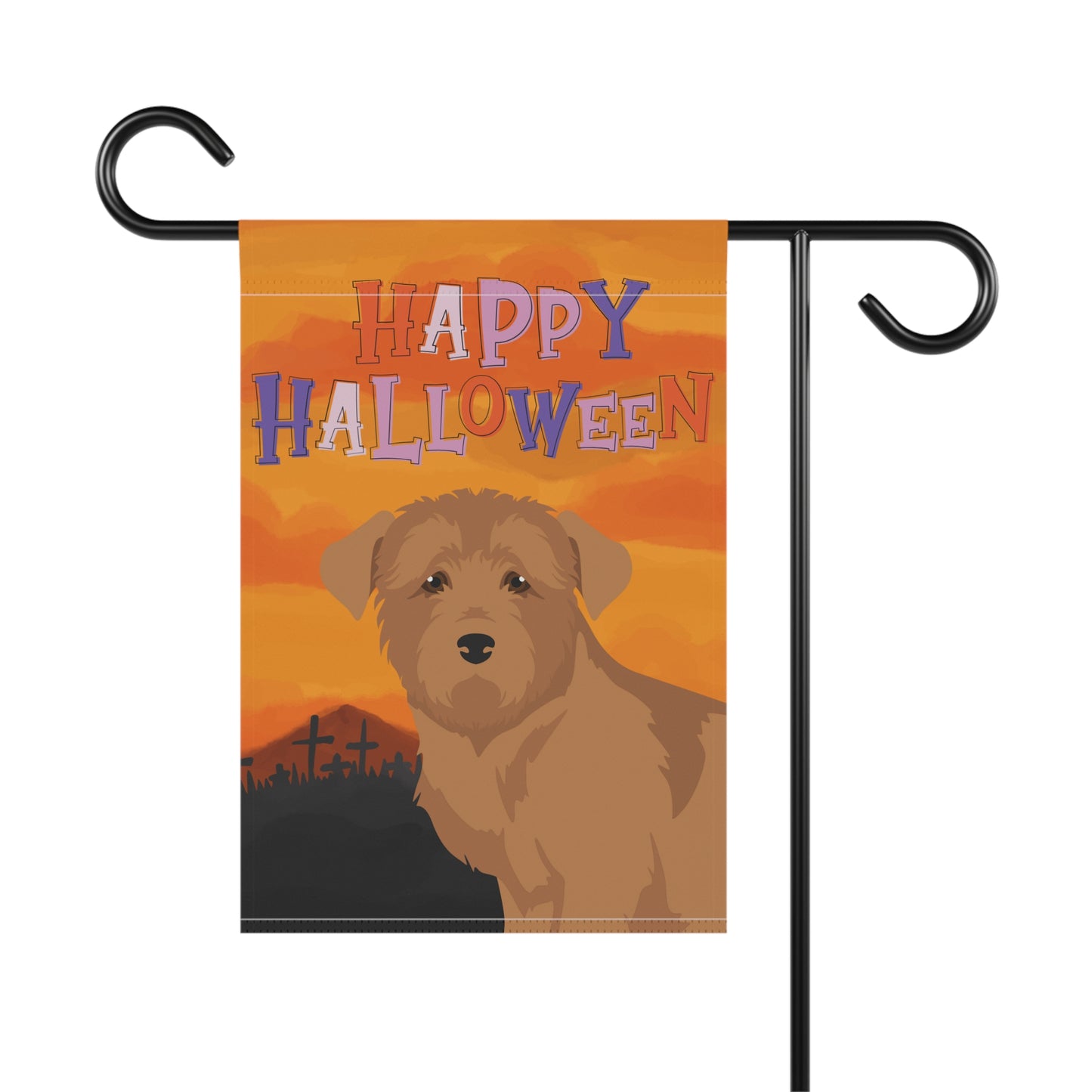 Glen Of Imaal Dog Halloween Garden Flag