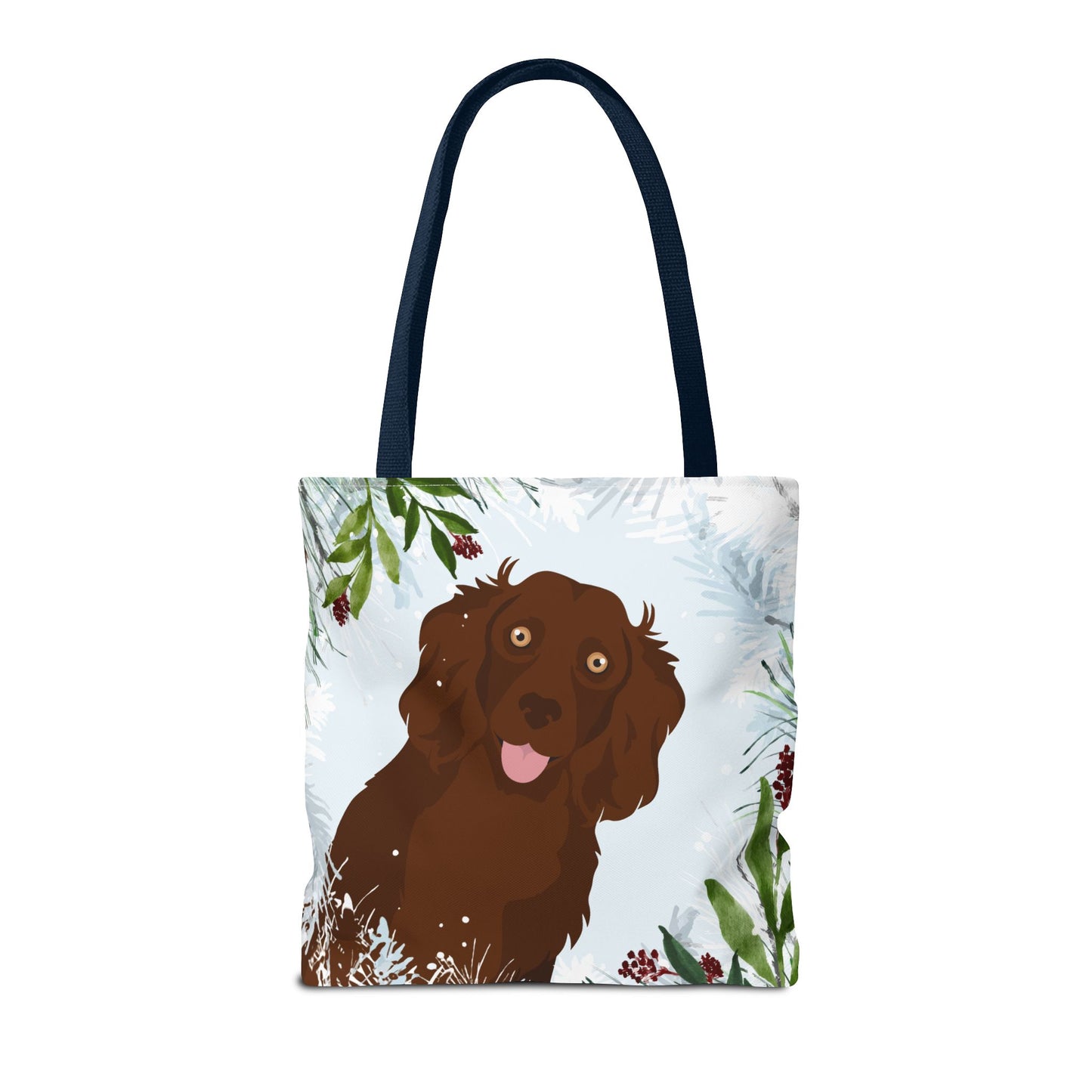 Boykin Spaniel Dog Christmas Holiday Tote Bag 16x16