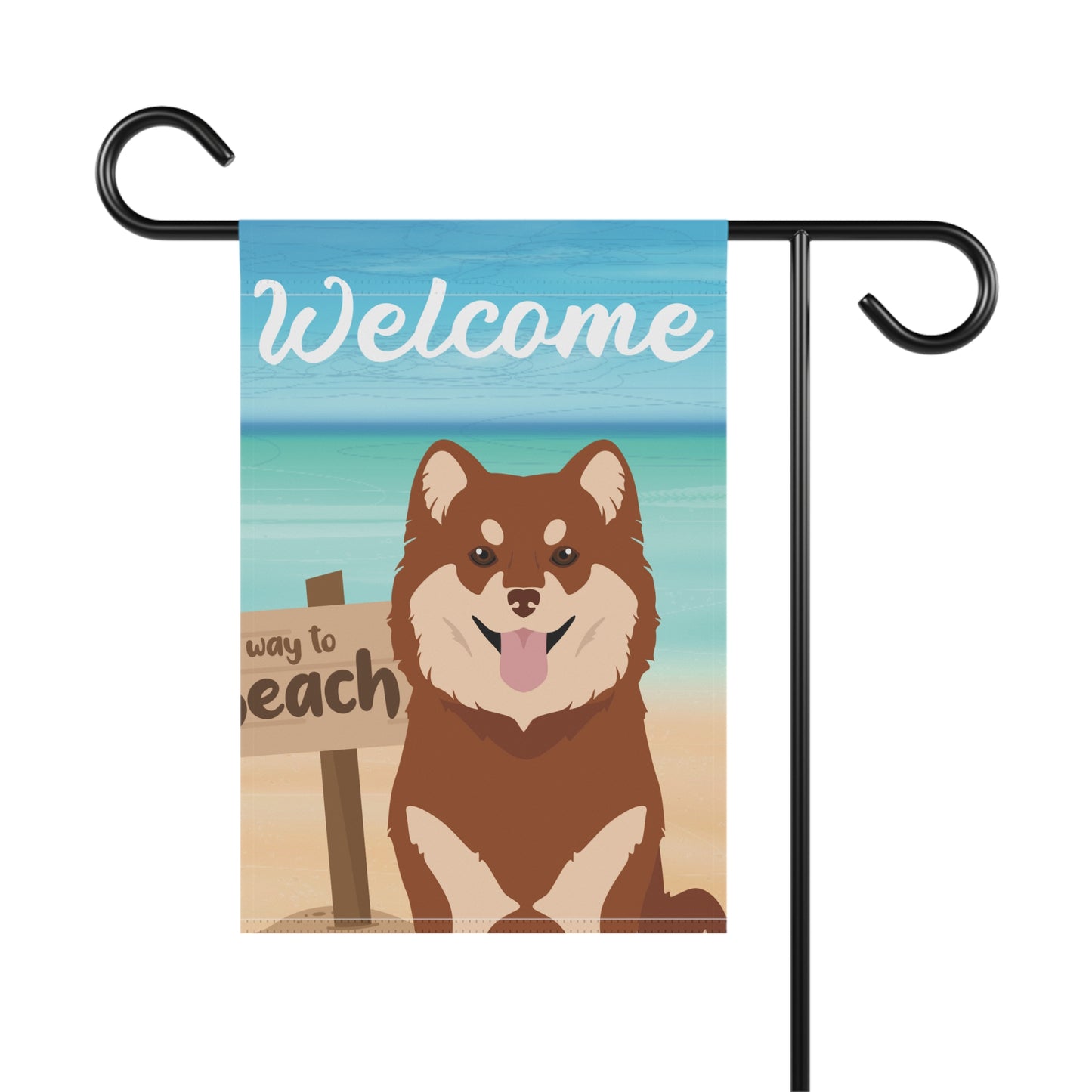 Finnish Lapphund Dog Garden Flag
