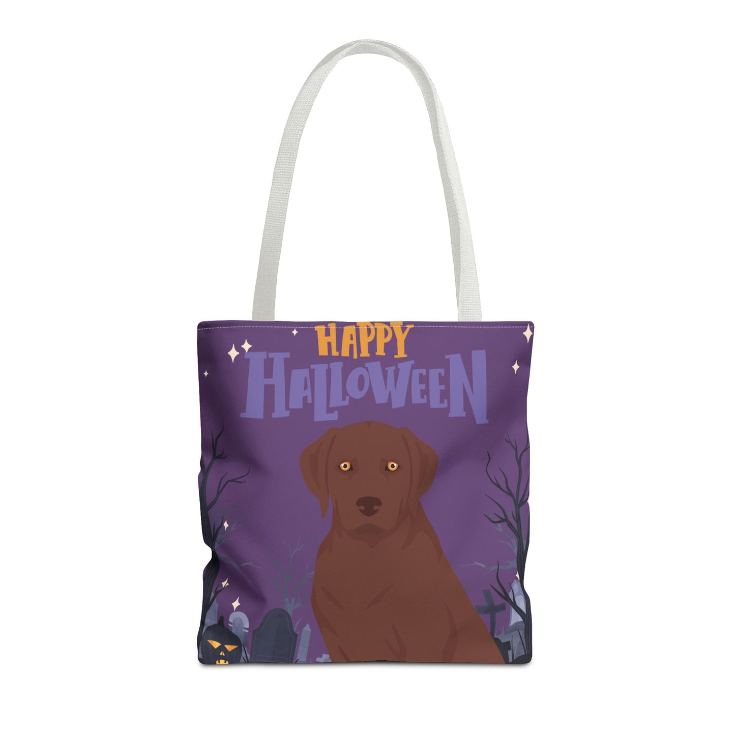 Labrador Retriever Dog Happy Halloween Tote Bag 16x16