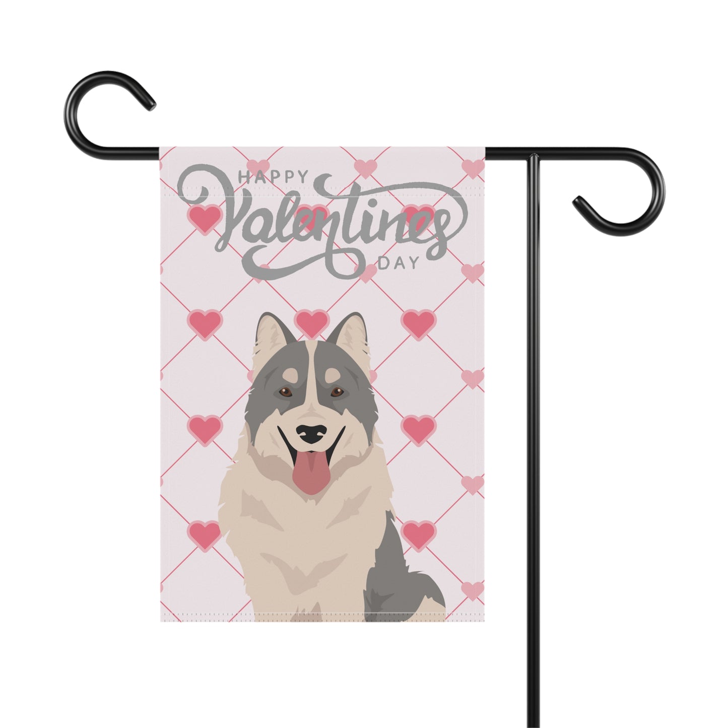 Thai Bangkaew Dog Valentines Day Garden Flag