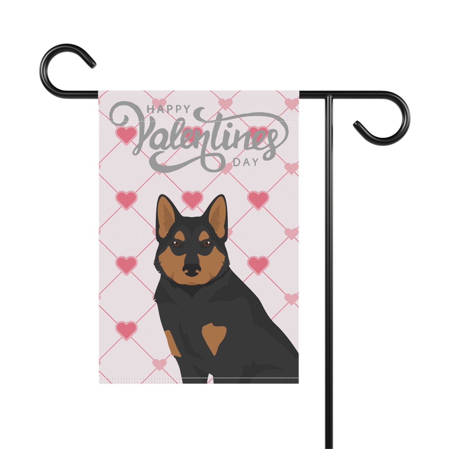 East Siberian Laika Dog Valentines Day Garden Flag