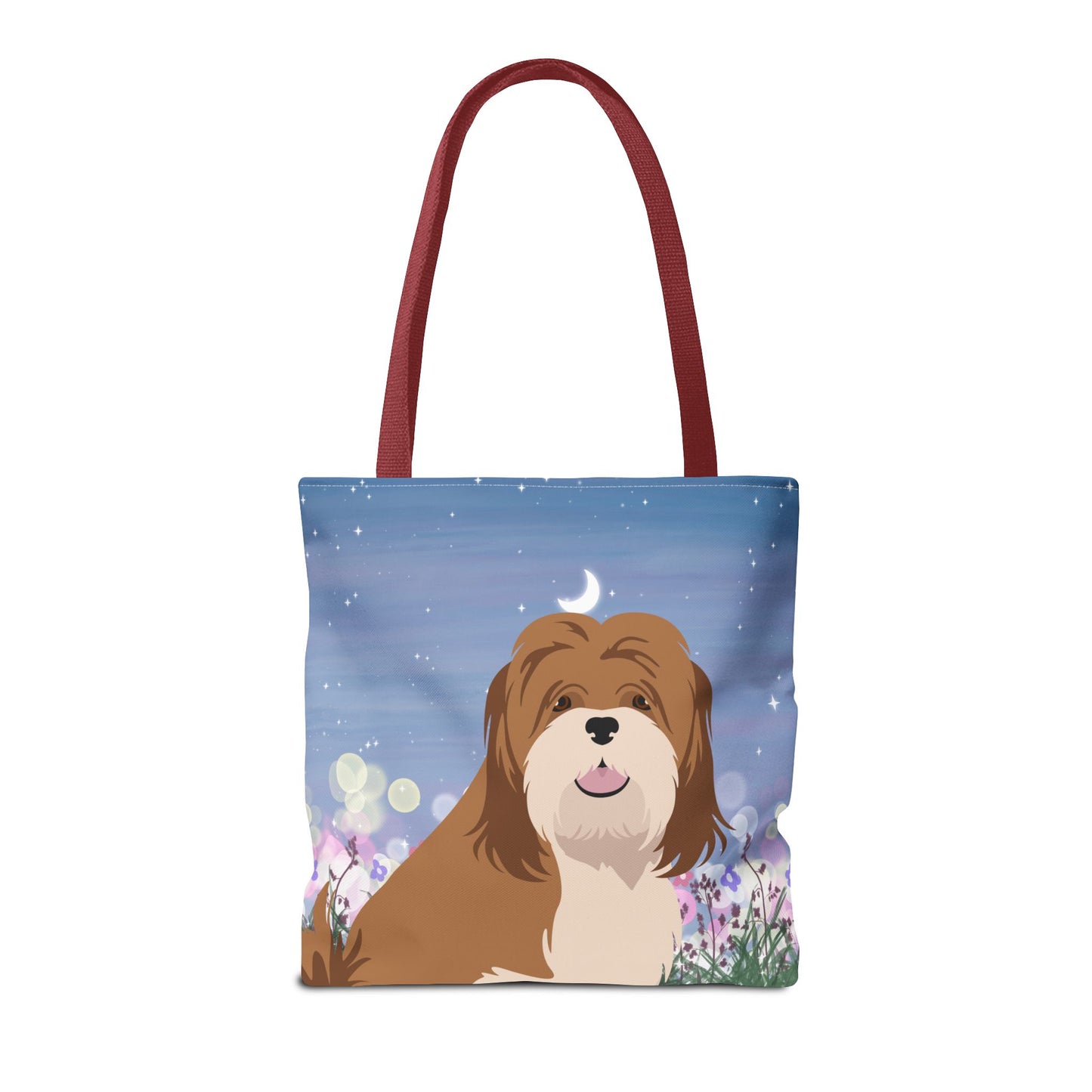 Lhasa Apso Dog Tote Bag 16x16