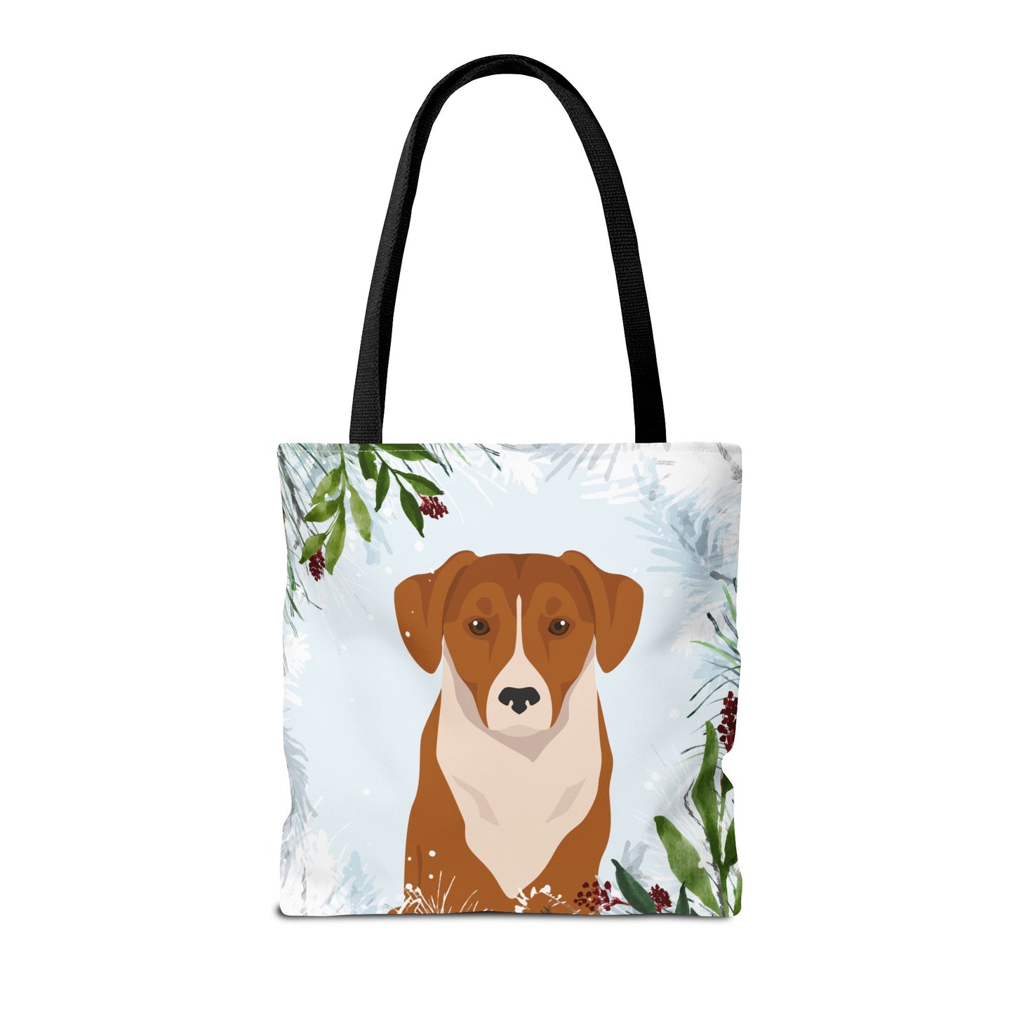 Austrian Pinscher Dog Christmas Holiday Tote Bag 16x16