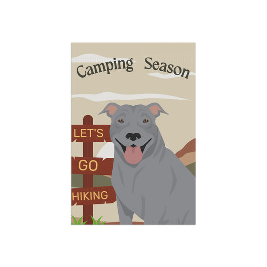 Pit Bull Dog Camping Garden Flag