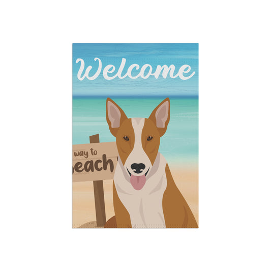 Bull Terrier Dog Garden Flag