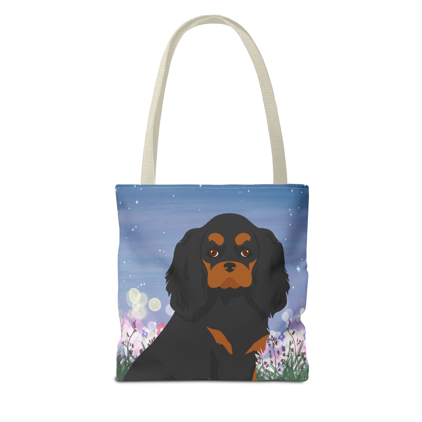 Cavalier King Charles Spaniel Dog Tote Bag 13x13