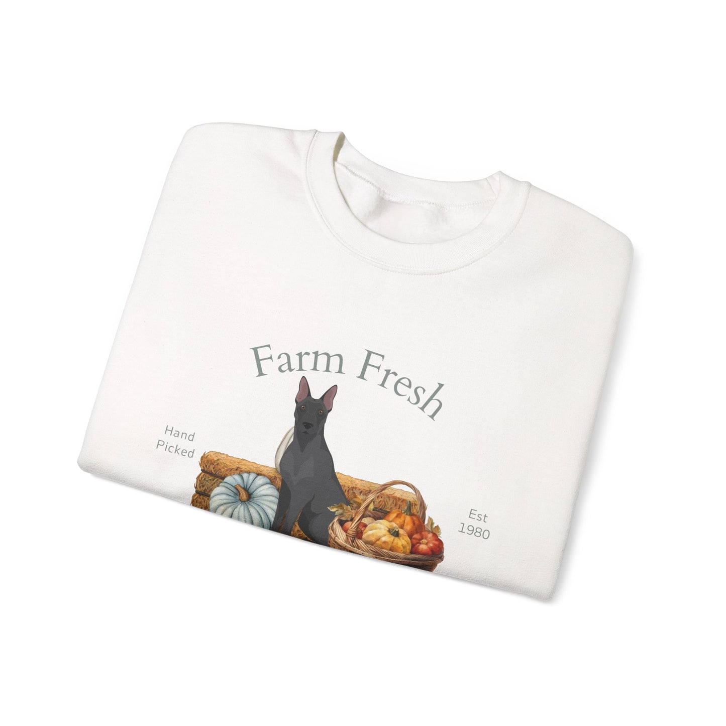 Belgian Malinois Dog Fall Farm Fresh Unisex Heavy Blend Crewneck Sweatshirt