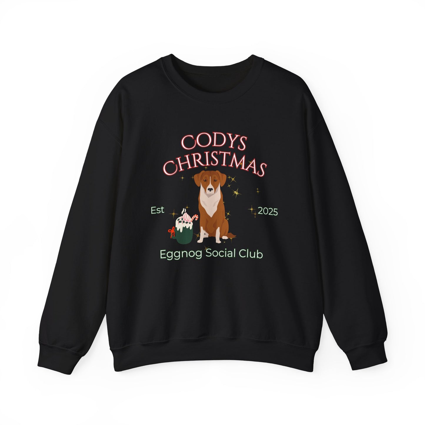 Australian Pinscher Dog Dog Christmas Social Club Unisex Heavy Blend Crewneck Sweatshirt Custom Name